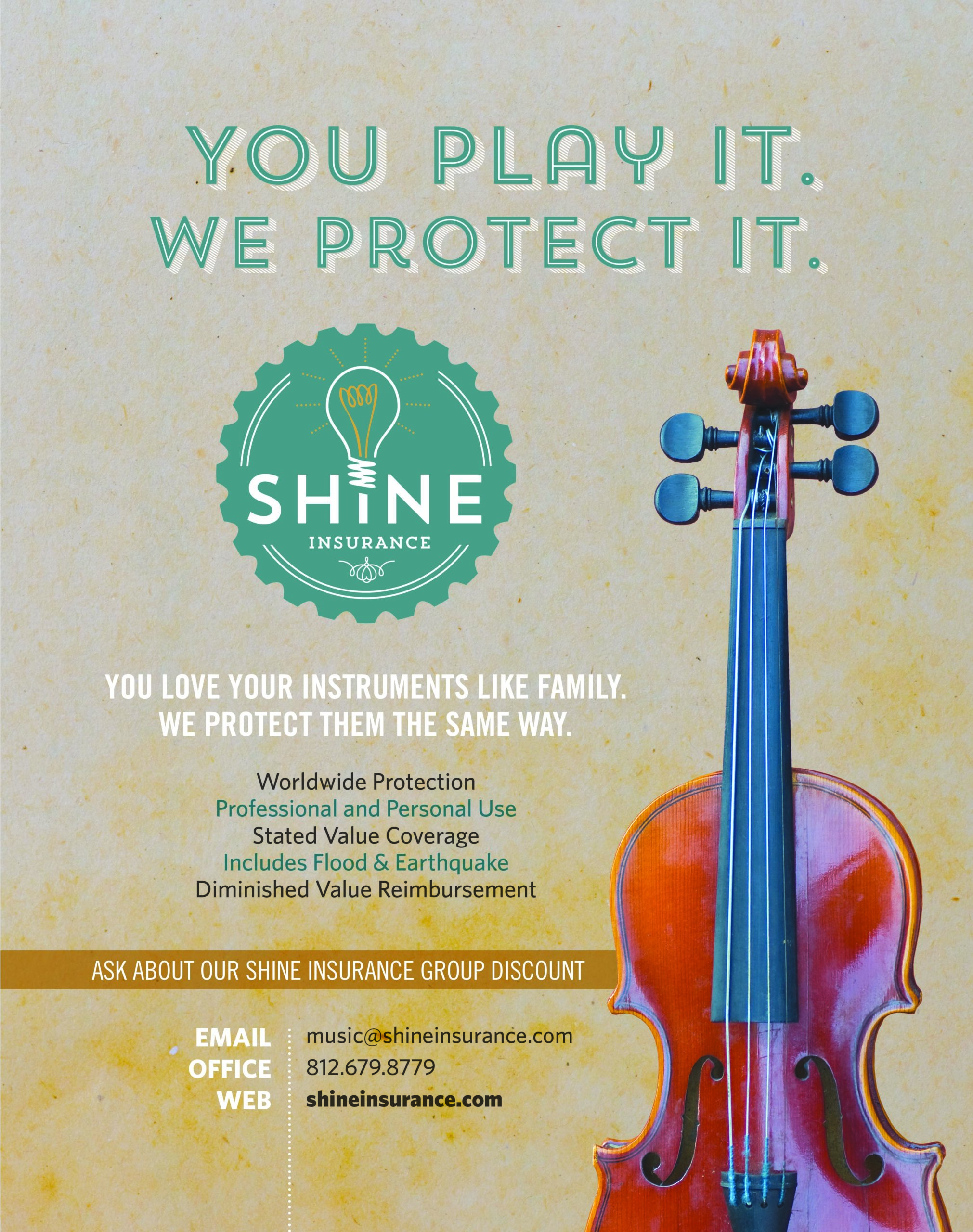 Musical Instrument Protection Shine Insurance Agency